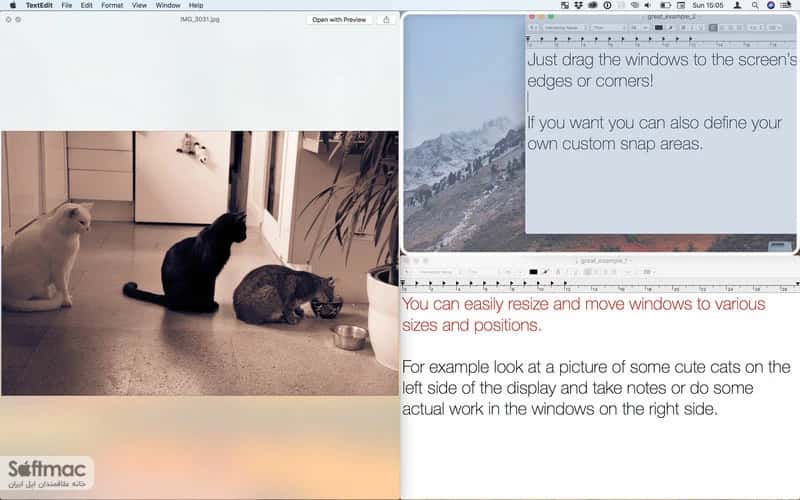 اسکرینشات 3 BetterSnapTool