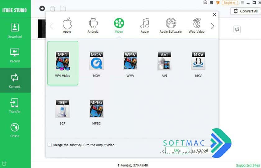 اسکرینشات 3 iSkysoft iTube Studio