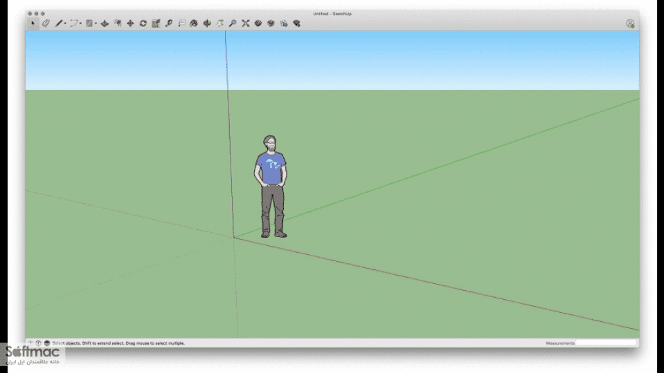 اسکرینشات 1 SketchUp Pro