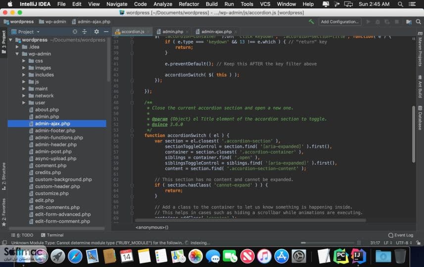 اسکرینشات 1 Intellij IDEA