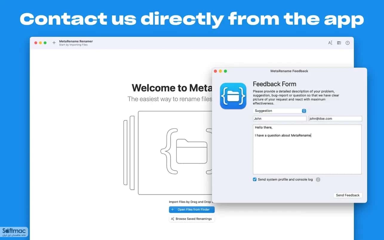 اسکرینشات 2 MetaRename Unlimited