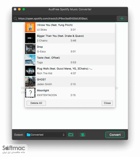 اسکرینشات 1 AudFree Spotify Music Converter