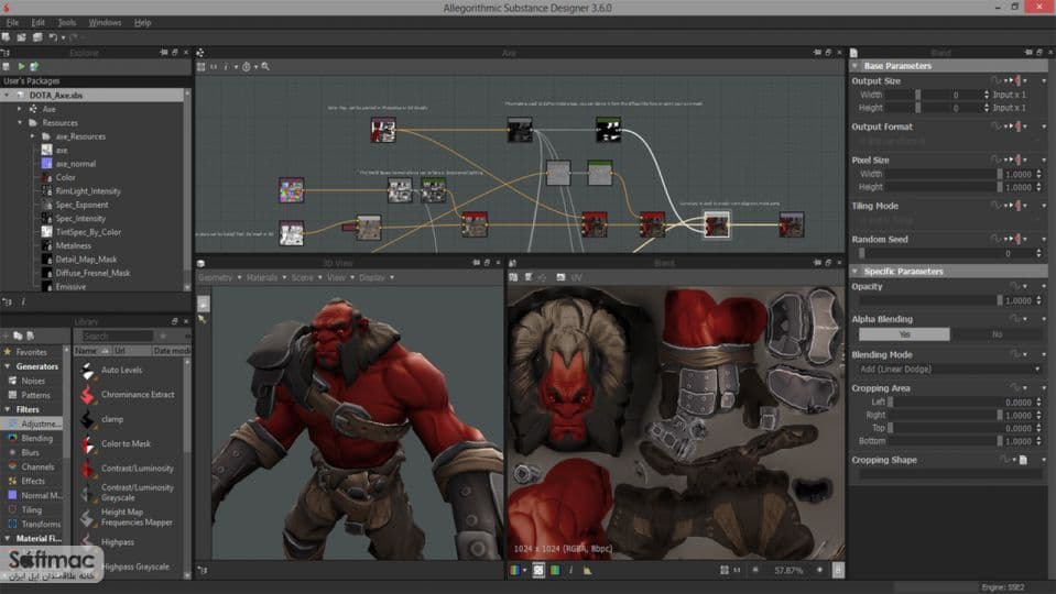 اسکرینشات 1 Substance Designer
