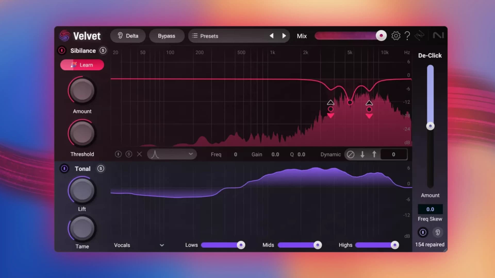 اسکرینشات 1 iZotope Velvet