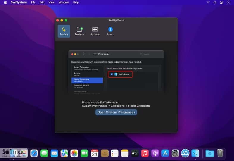 اسکرینشات 3 SwiftyMenu