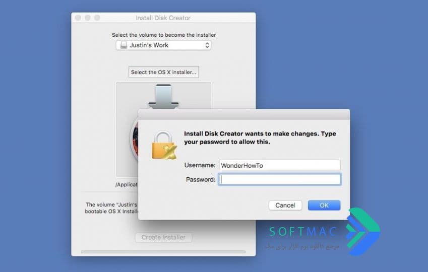 اسکرینشات 1 Install Disk Creator