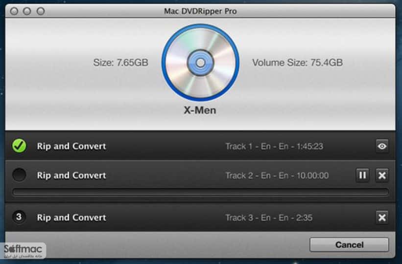 اسکرینشات 2 Mac DVDRipper Pro