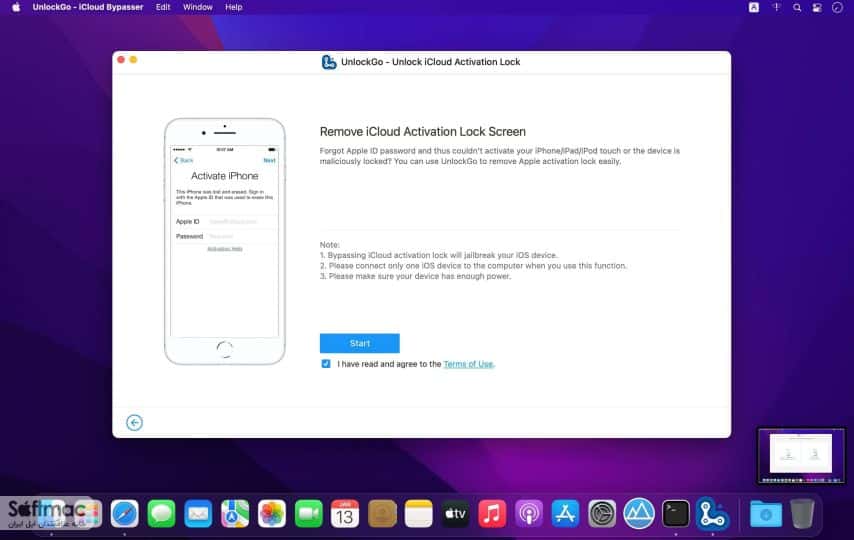 اسکرینشات 2 UnlockGo iCloud Bypasser