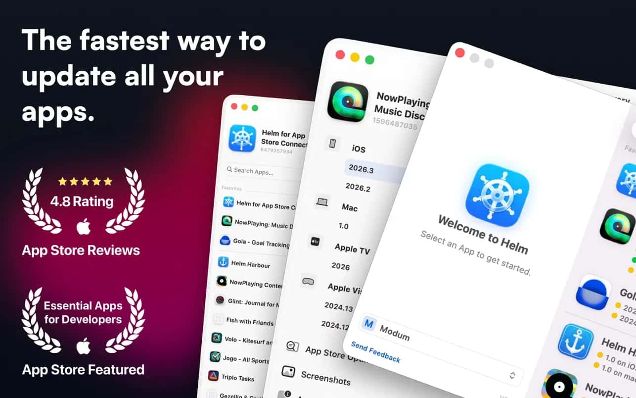 اسکرینشات 3 Helm for App Store Connect