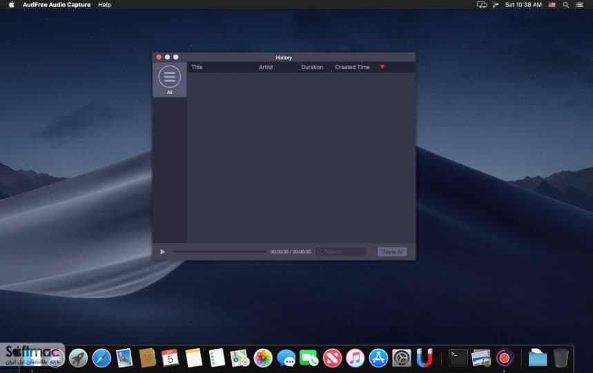 اسکرینشات 1 AudFree Audio Capture