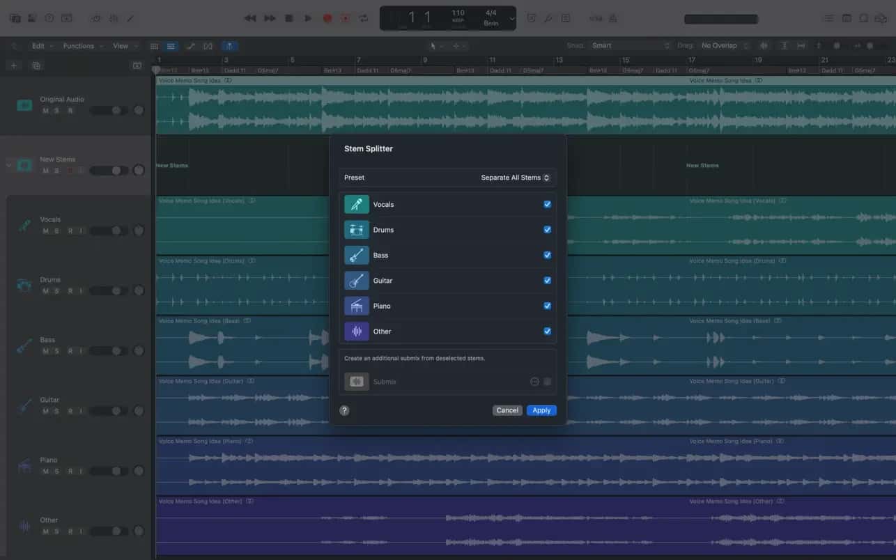اسکرینشات 7 Logic Pro X