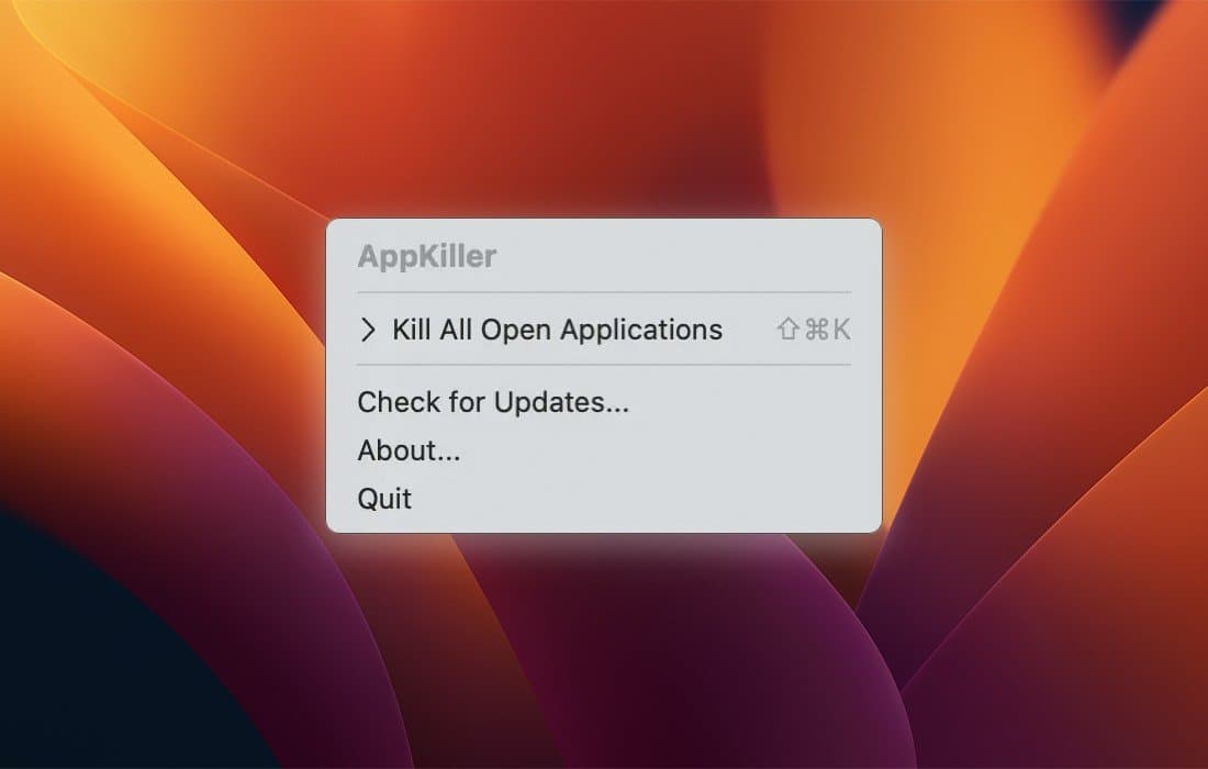 اسکرینشات 1 AppKiller