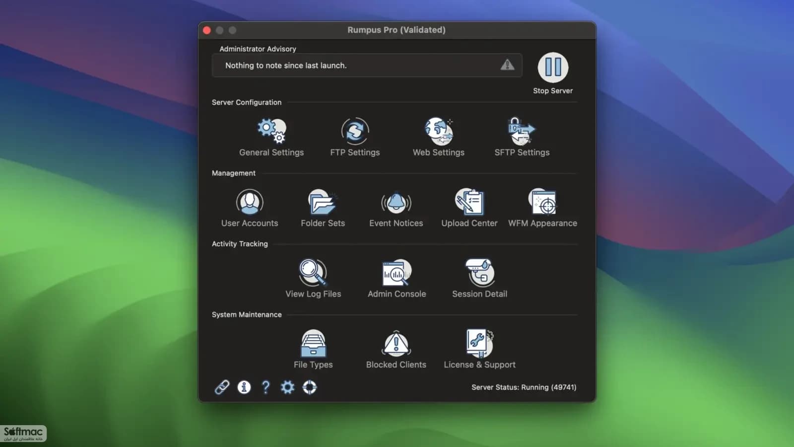 اسکرینشات 1 Rumpus Pro