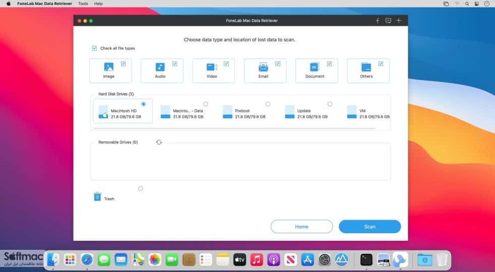 اسکرینشات 2 FoneLab Data Retriever