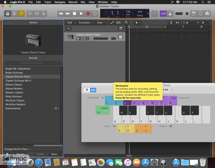 اسکرینشات 2 Logic Pro X