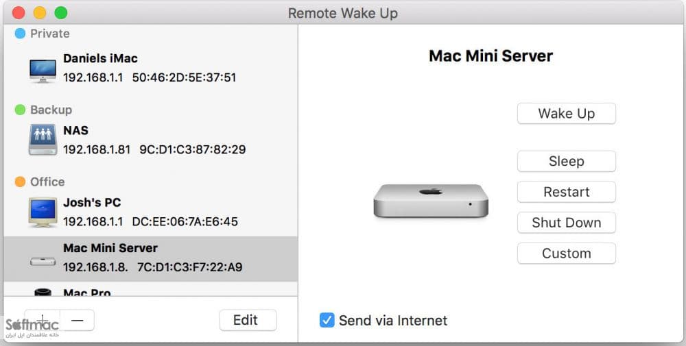 اسکرینشات 1 Remote Wake Up