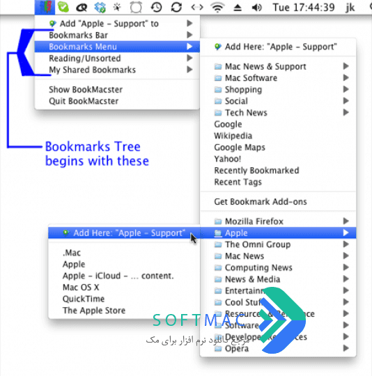 اسکرینشات 2 BookMacster