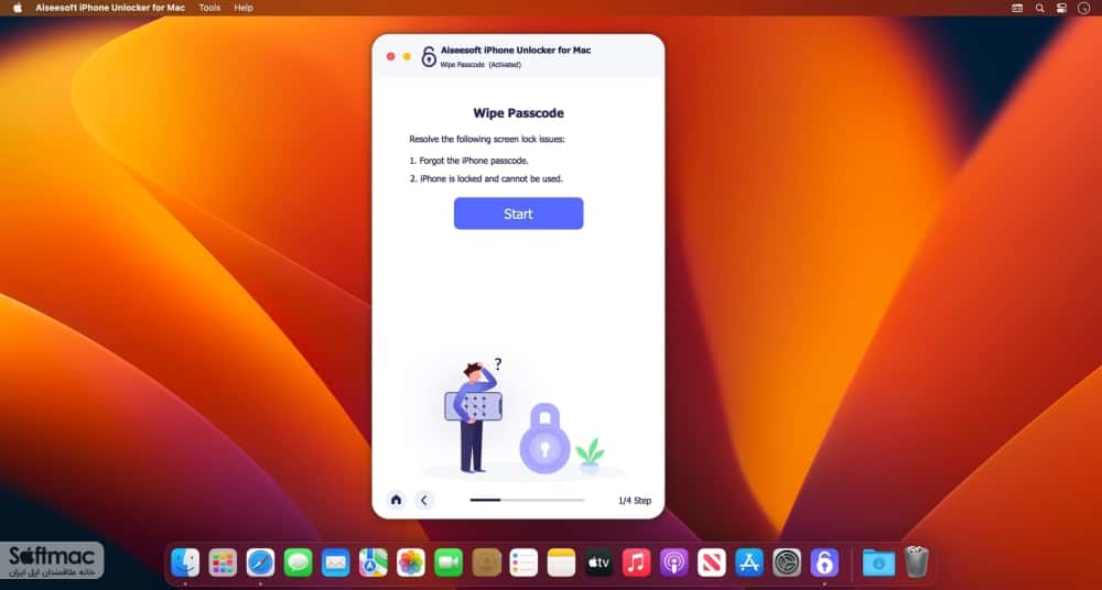 اسکرینشات 2 Aiseesoft iPhone Unlocker