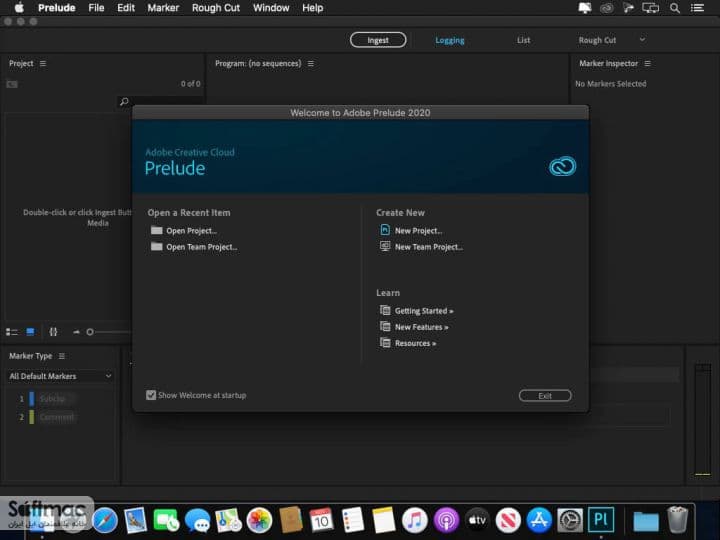 اسکرینشات 1 Adobe Prelude