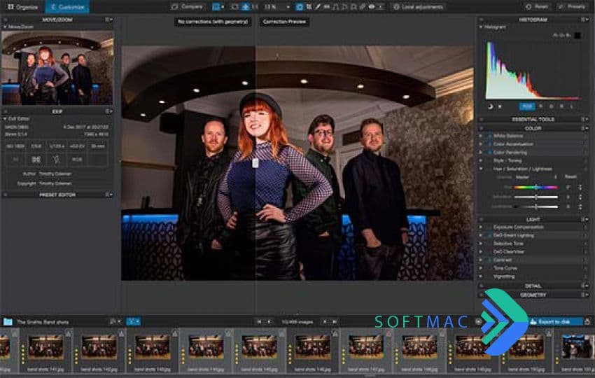 اسکرینشات 1 DxO PhotoLab