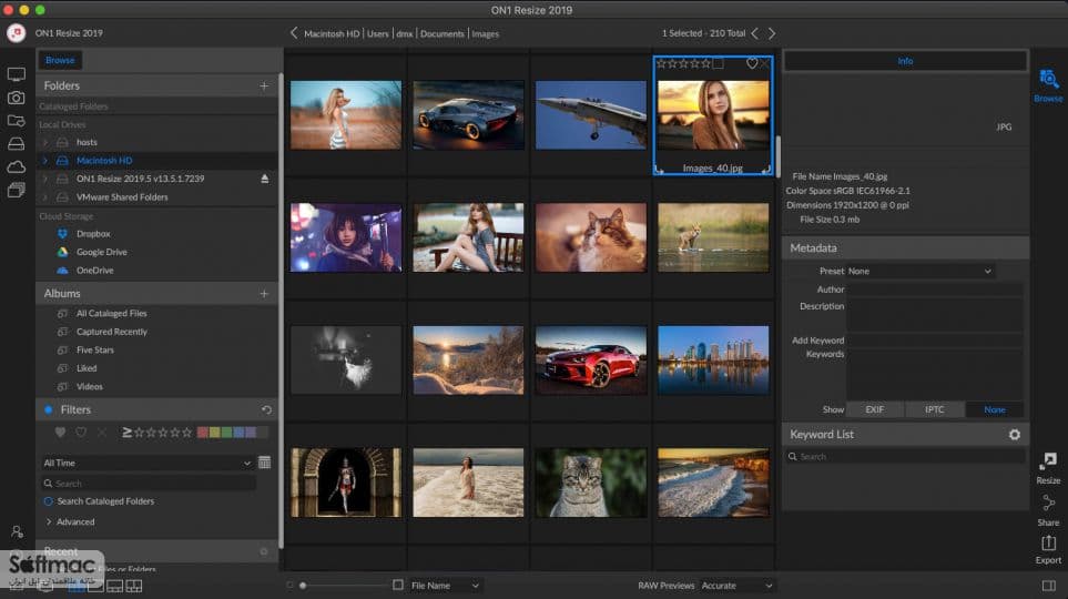 اسکرینشات 1 ON1 Resize