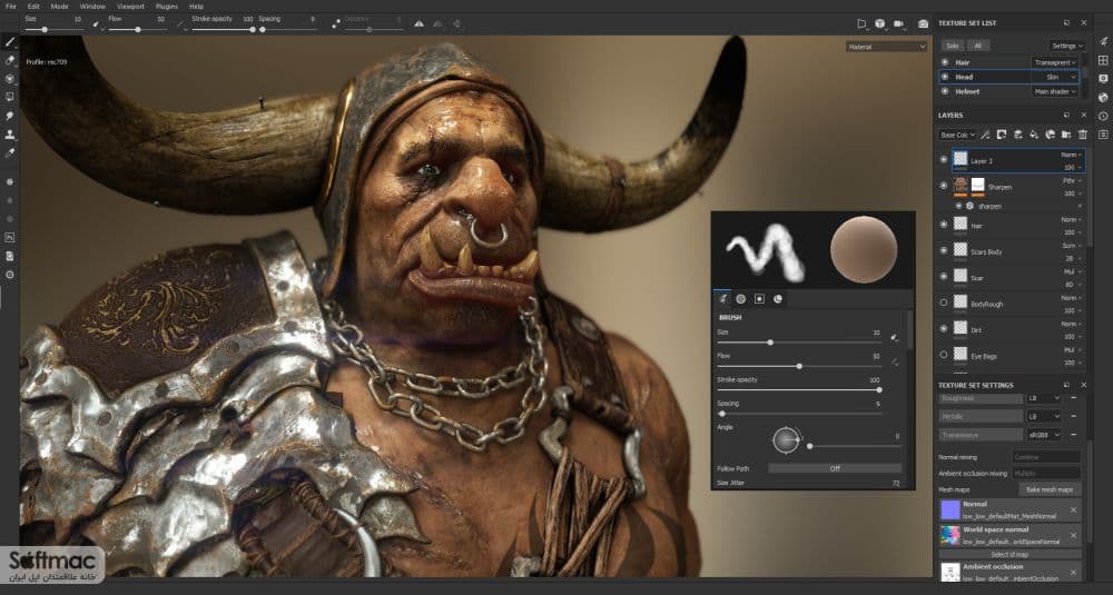 اسکرینشات 1 Adobe Substance 3D Painter