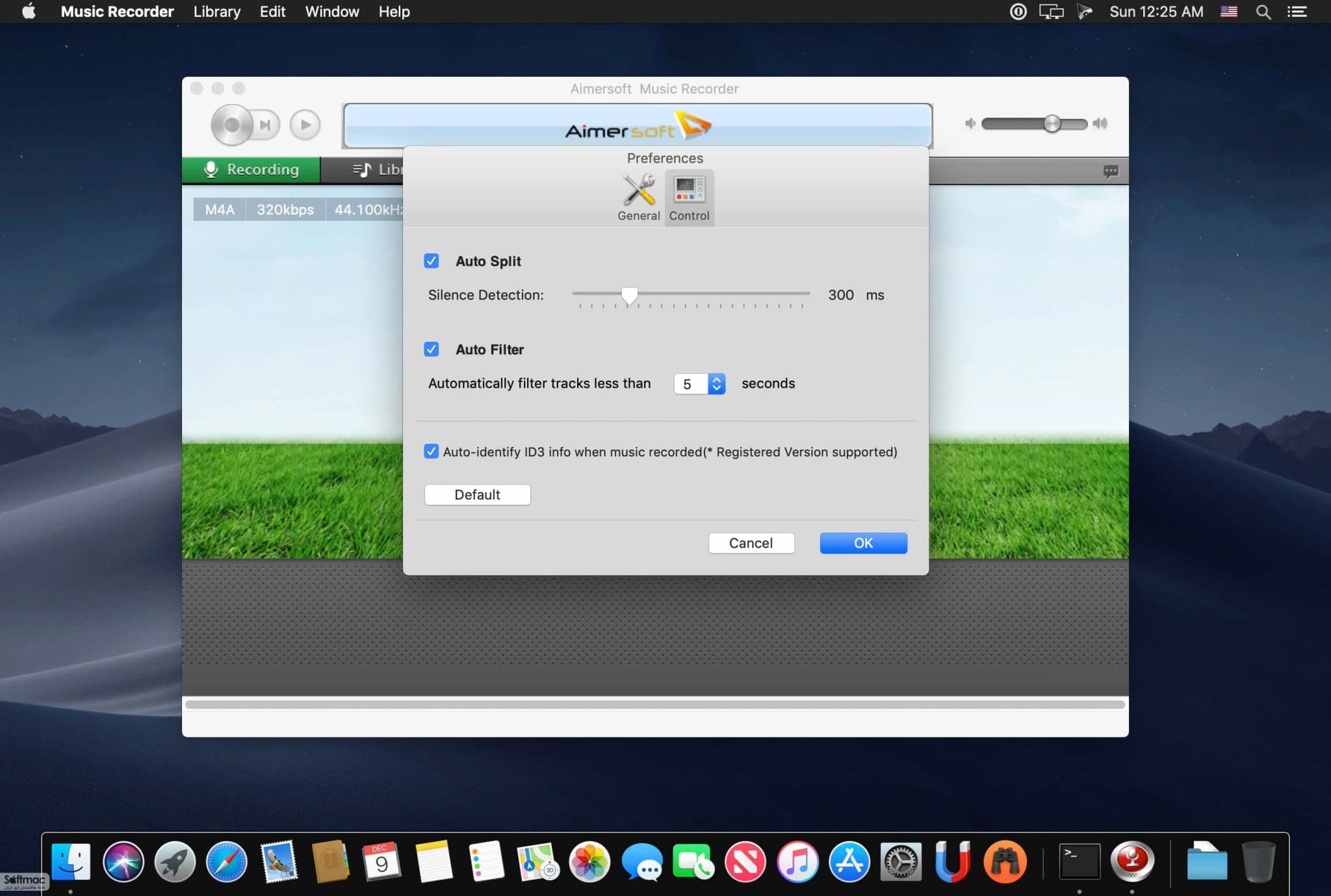 اسکرینشات 1 Aimersoft Music Recorder