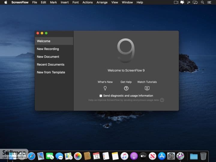 اسکرینشات 1 ScreenFlow