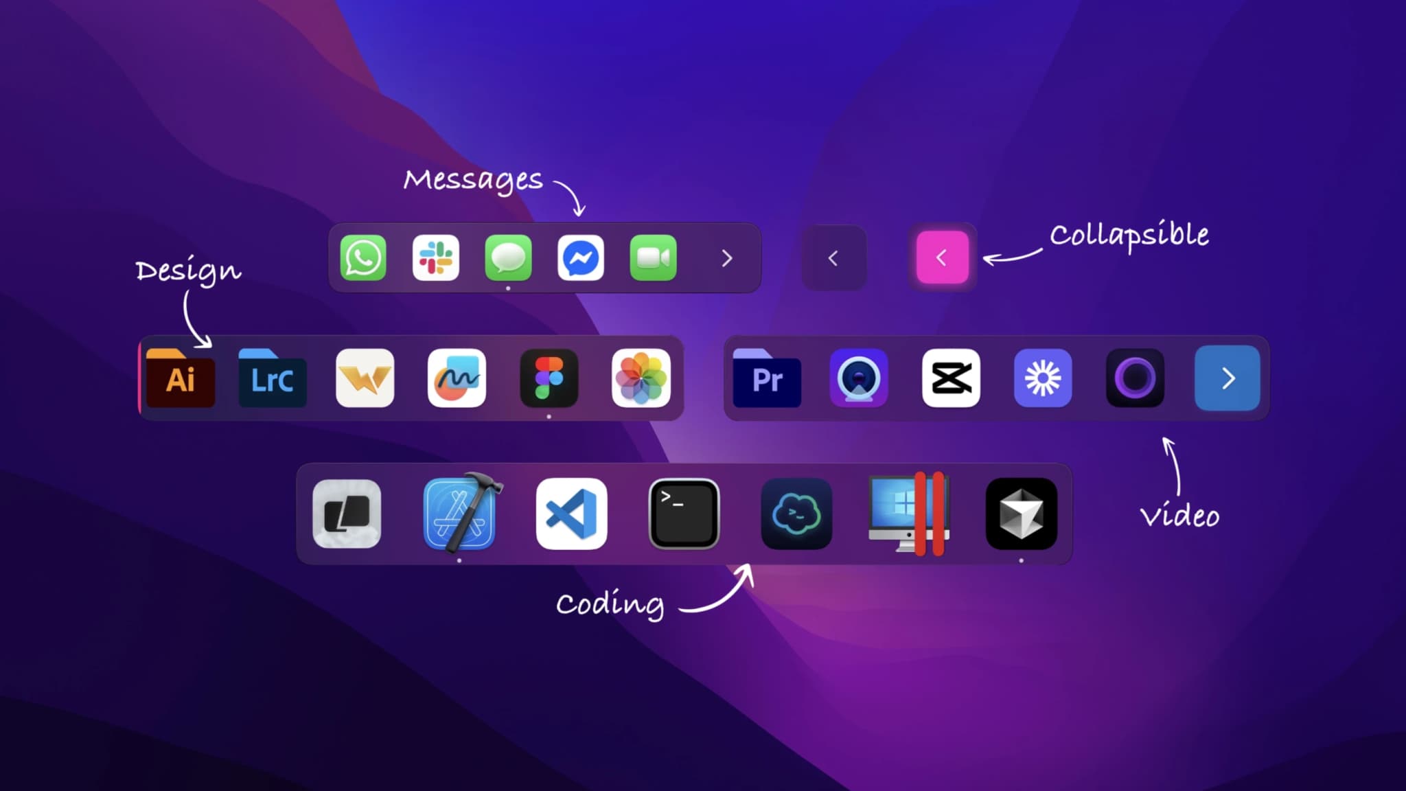 اسکرینشات 1 ExtraDock
