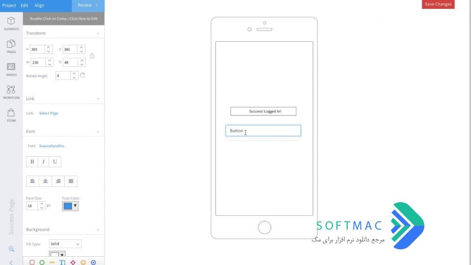 اسکرینشات 1 MockFlow