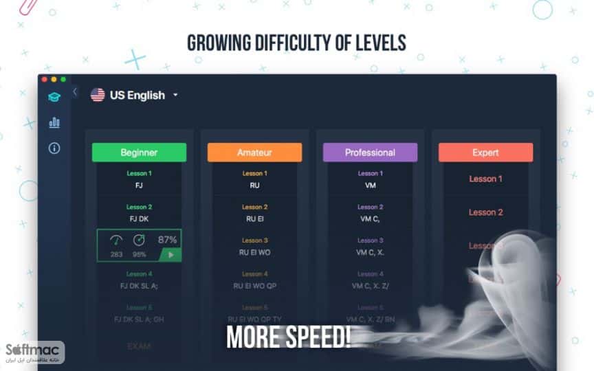اسکرینشات 4 3 Master of Typing