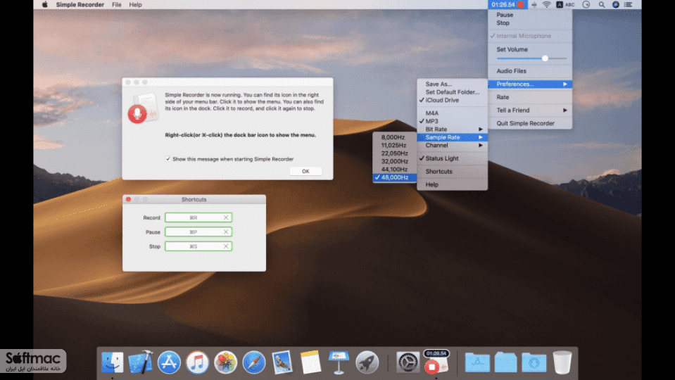 اسکرینشات 2 Simple Recorder