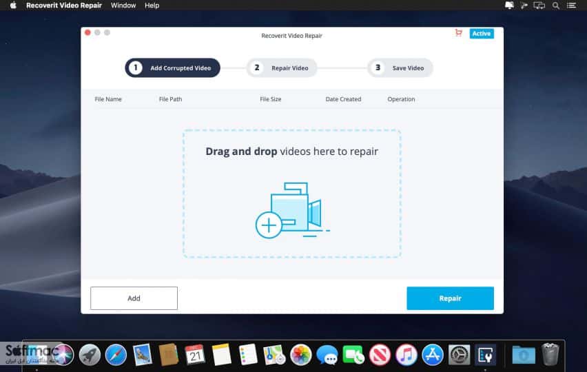 اسکرینشات 2 Recoverit Video Repair