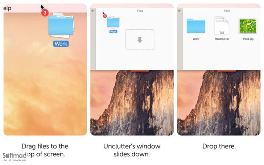 اسکرینشات 1 unclutter