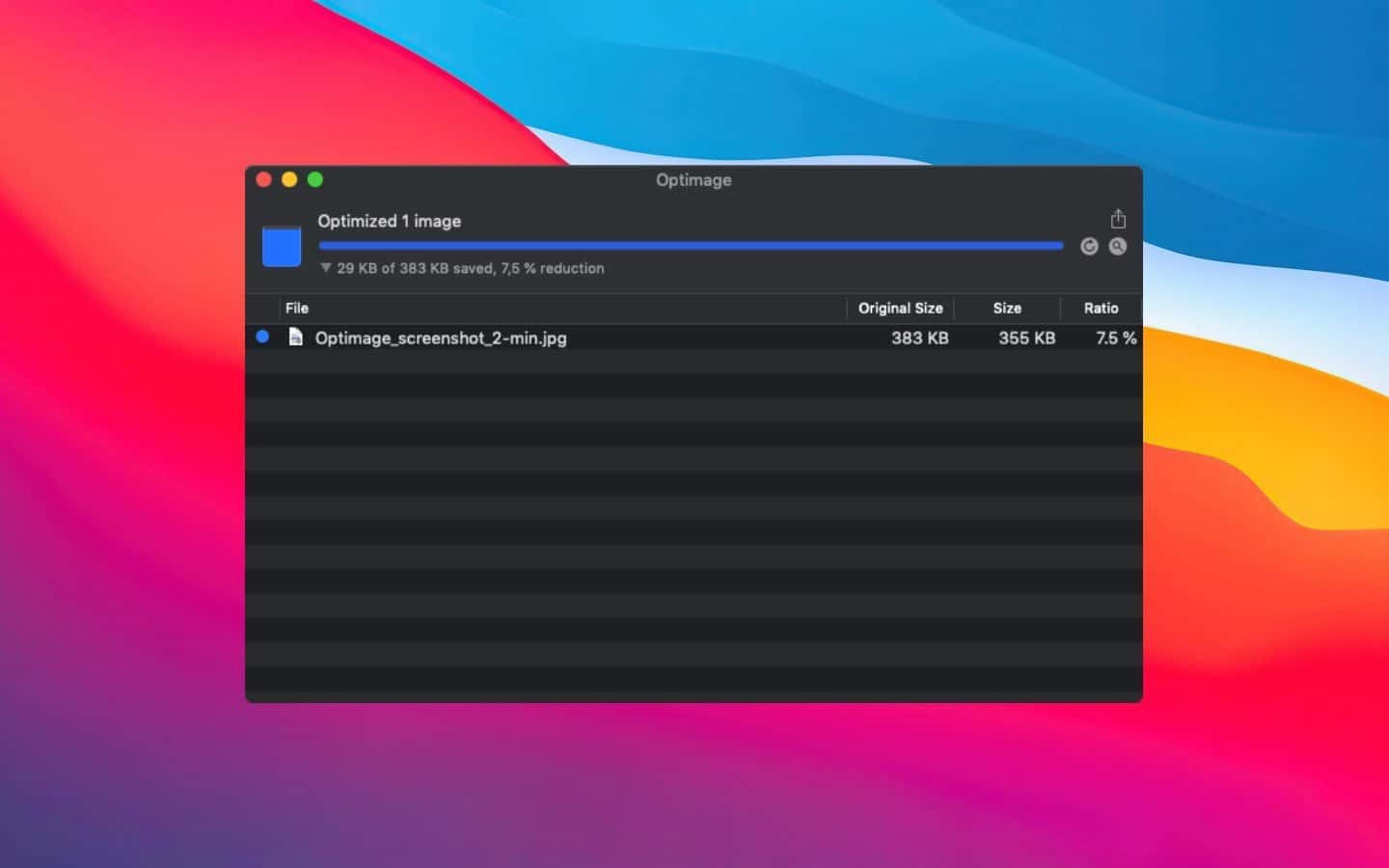 اسکرینشات 4 Optimage