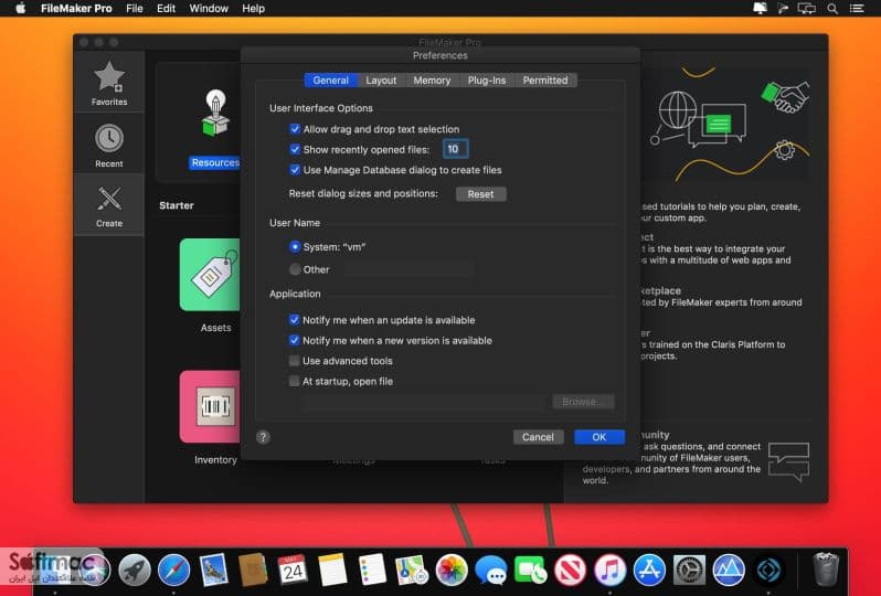 اسکرینشات 1 Claris FileMaker Pro