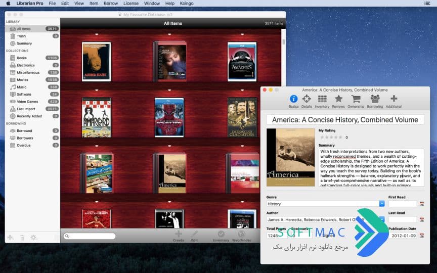 اسکرینشات 1 Librarian Pro