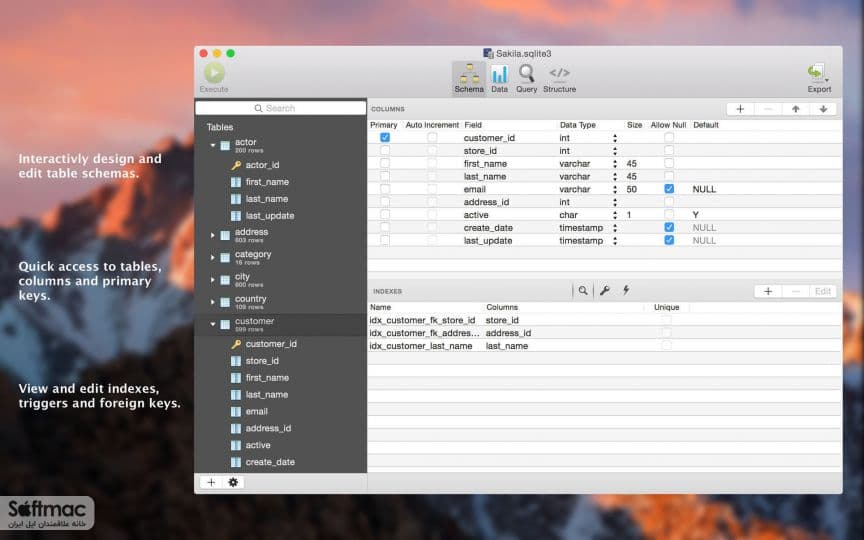 اسکرینشات 1 SQLPro for SQLite