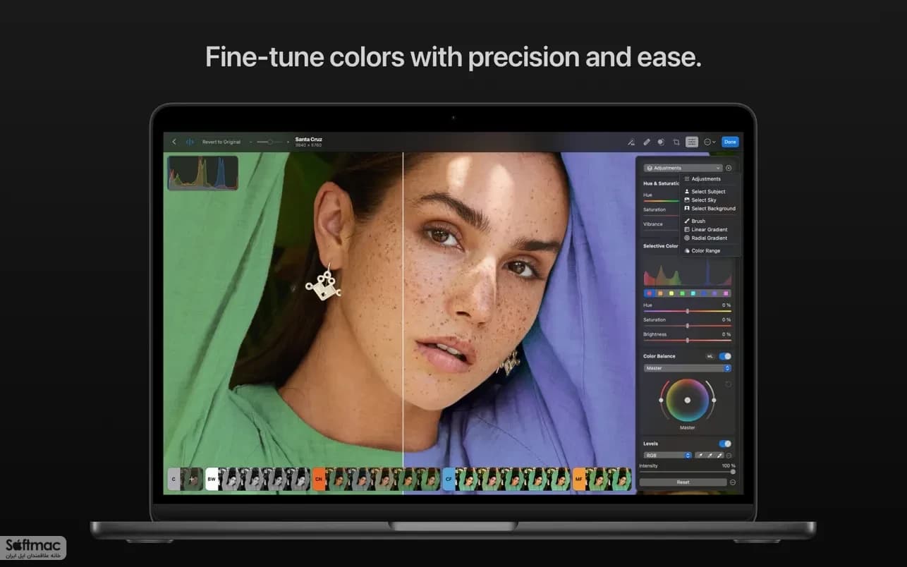 اسکرینشات 1 Photomator
