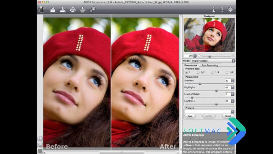 اسکرینشات 1 AKVIS Enhancer