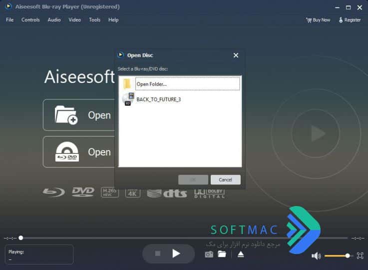 اسکرینشات 3 Aiseesoft Mac Bluay Player
