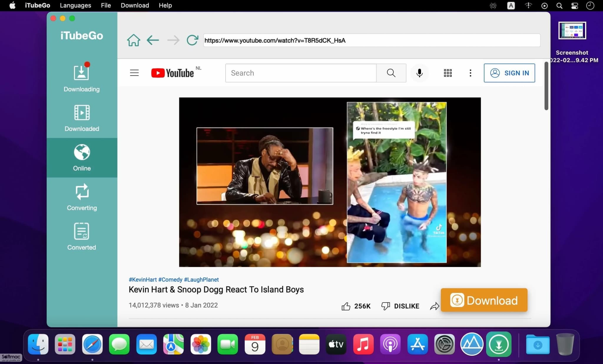 اسکرینشات 1 iTubeGo YouTube Downloader