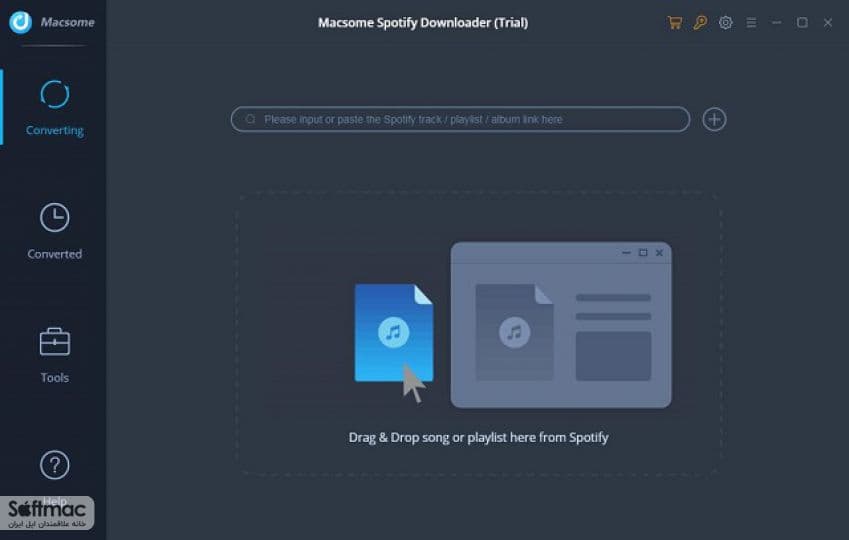 اسکرینشات 1 Macsome Spotify Downloader