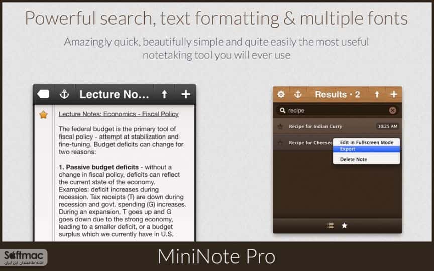 اسکرینشات 2 MiniNote Pro