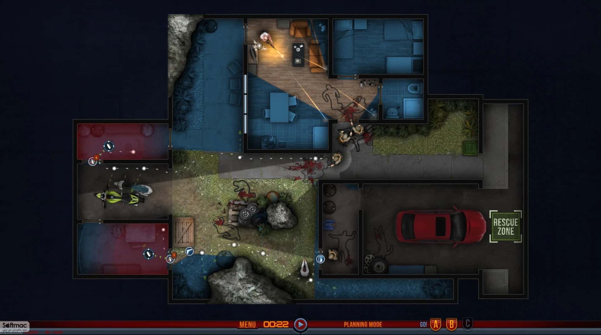 اسکرینشات 4 Door Kickers