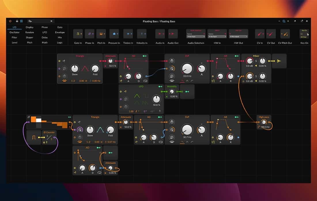اسکرینشات 3 Bitwig Studio