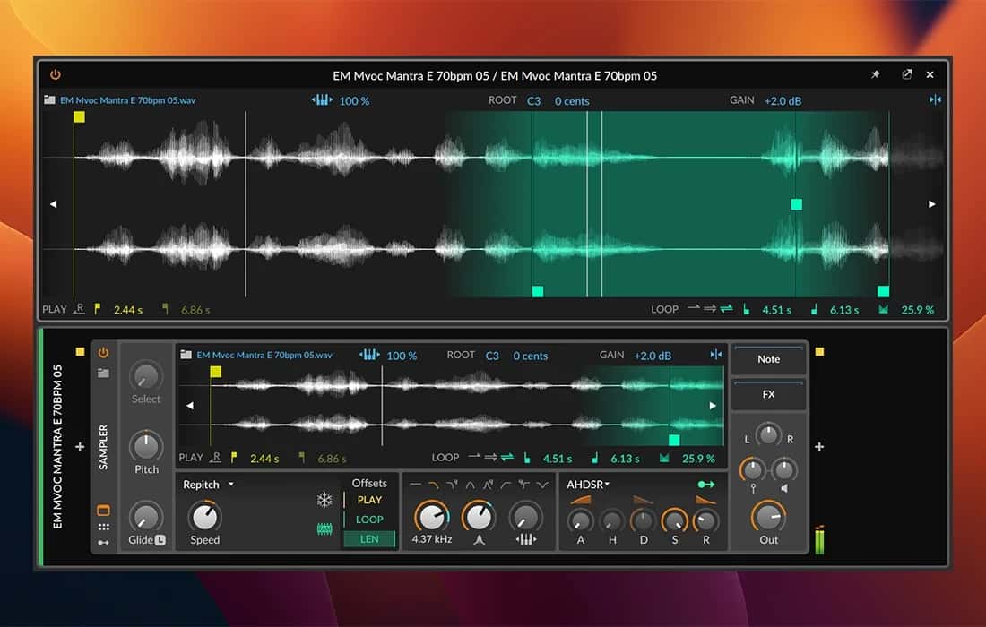 اسکرینشات 2 Bitwig Studio