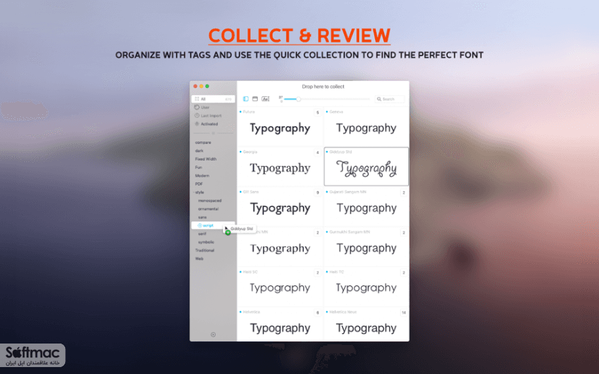 اسکرینشات 1 Typeface