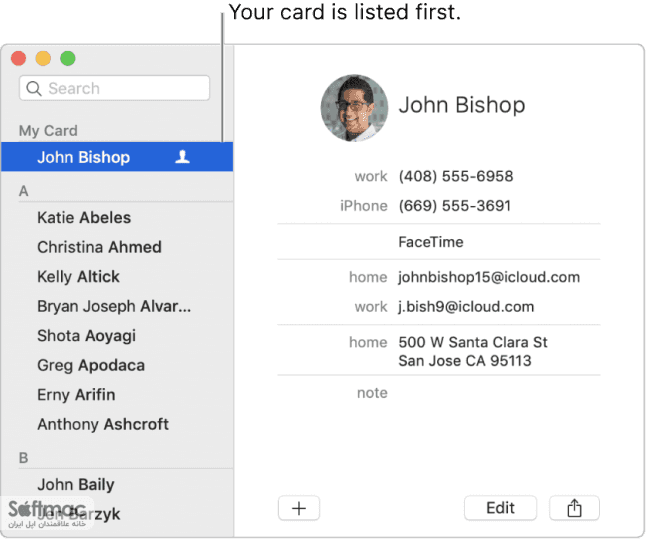 اسکرینشات 3 Top Contacts