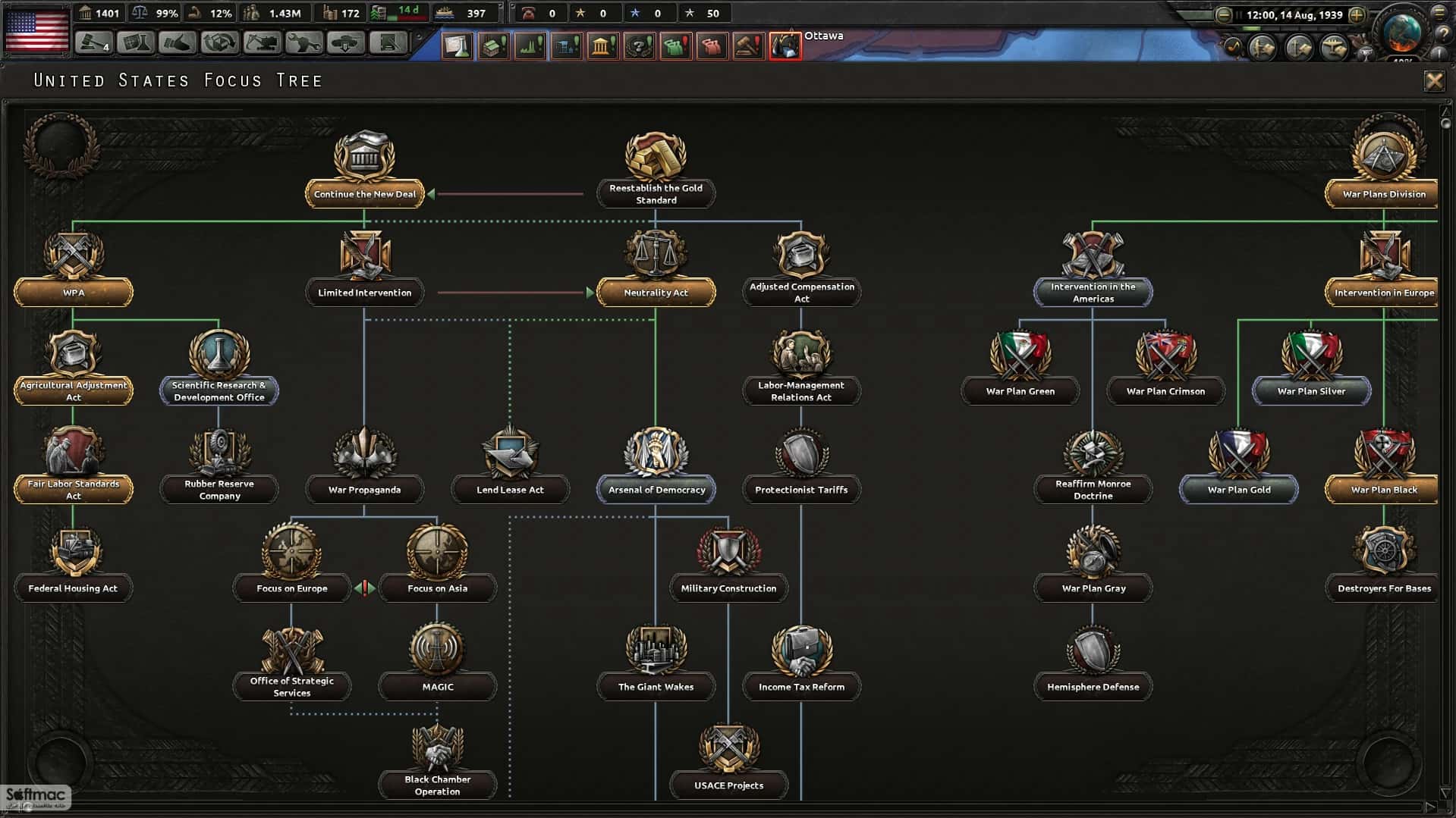 اسکرینشات 2 Hearts of Iron IV